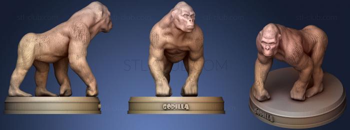 3D модель Горилла (STL)